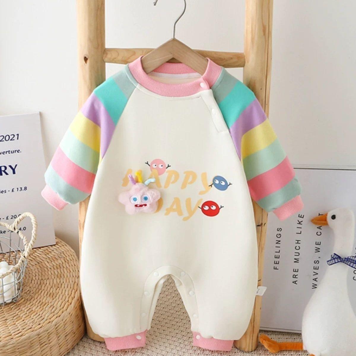 Autumn Cartoon Infant Romper - Newborn Casual Crawling Outfit for Outings 80 cm
Autumn Cartoon Infant Romper - Newborn Casual Crawling Outfit for Outings 80 cm