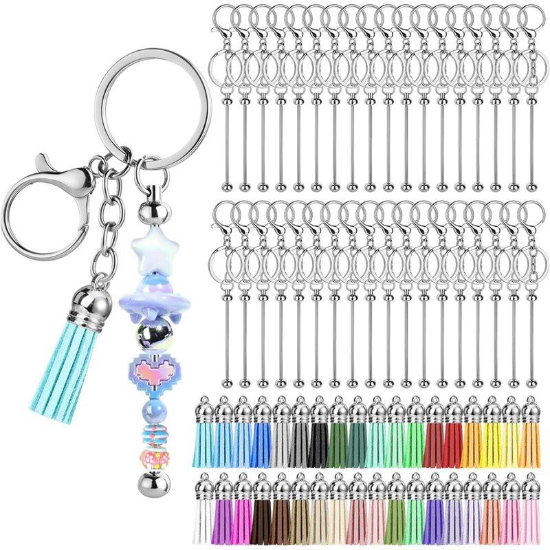 Fresh Bulk Blank For Keychain Making 32 Pcs Beadable For Keychains Bars, Silver Beadable For Keychains Bars And 36Pcs Colorful T
Fresh Bulk Blank For Keychain Making 32 Pcs Beadable For Keychains Bars, Silver Beadable For Keychains Bars And 36Pcs Colorful T