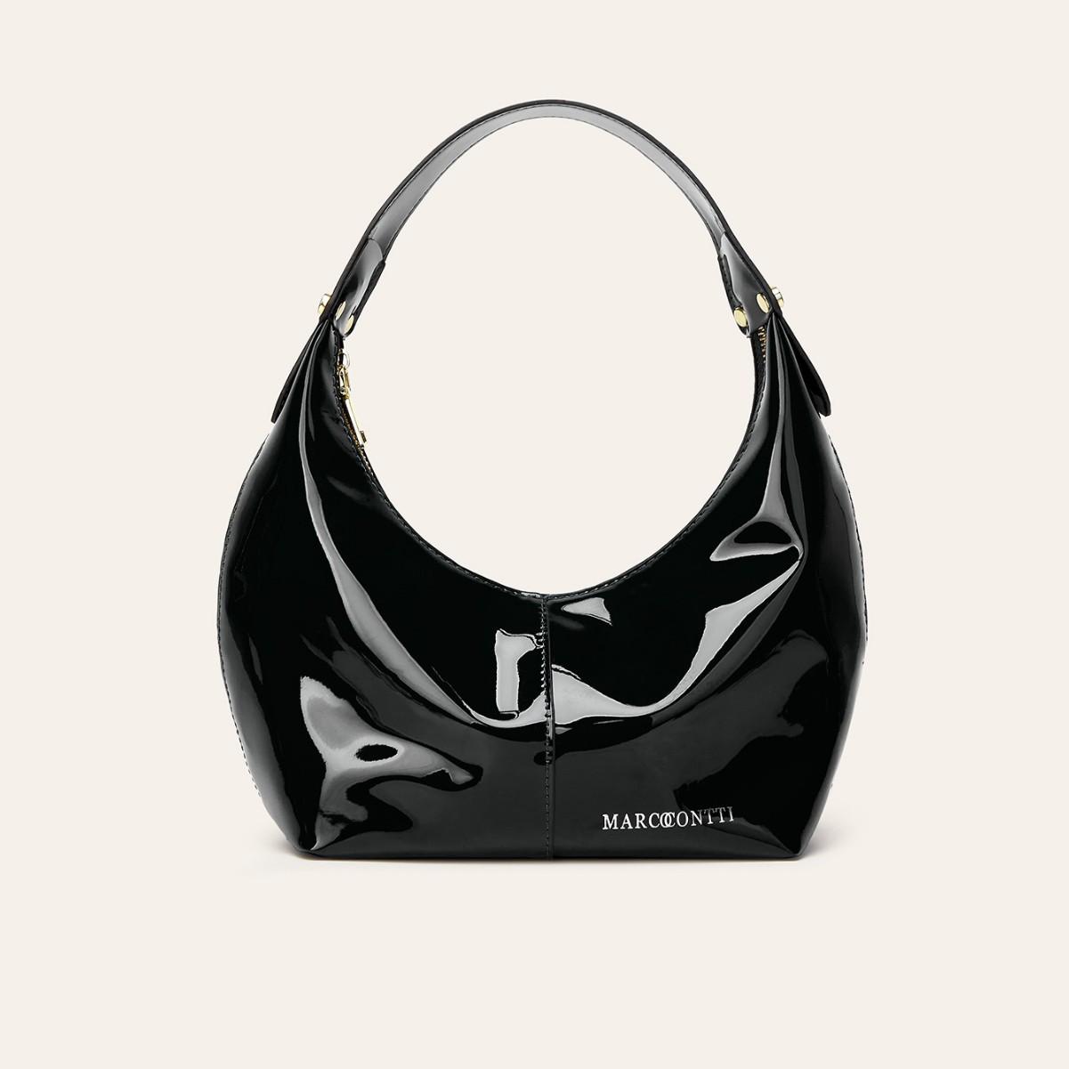 Textured niche bag new fashion hand-held crescent bag hand-held underarm bag patent leather glossy women s bag чорний
Textured niche bag new fashion hand-held crescent bag hand-held underarm bag patent leather glossy women s bag чорний