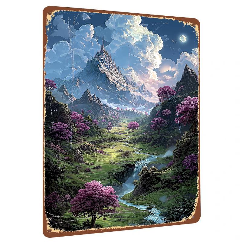 Dream Valley Castle Landscape Metal Wall Art Home Decor Living RoomArt Mural 20x30cm(7.8x11.8inch)
Dream Valley Castle Landscape Metal Wall Art Home Decor Living RoomArt Mural 20x30cm(7.8x11.8inch)