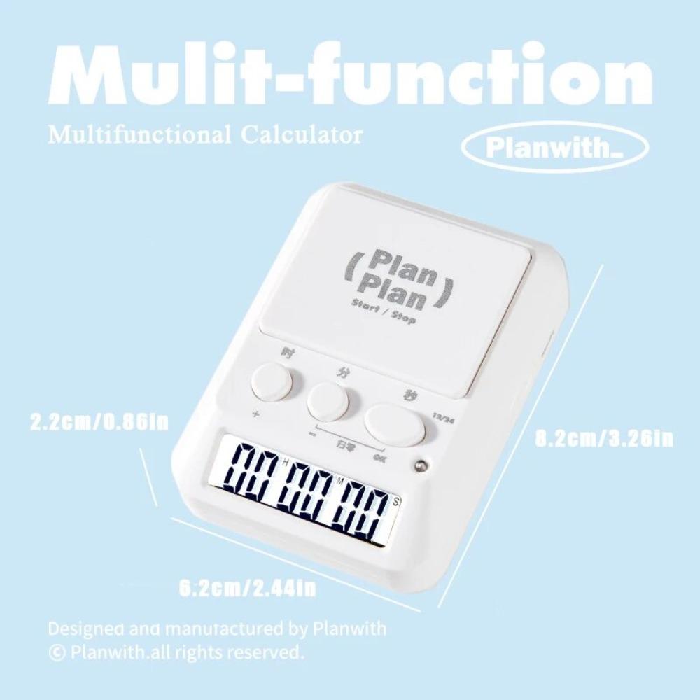 Countdown Multi Functional Timer 45° Screen Desktop Clock Kitchen Baking Reminder For Studying білий
Countdown Multi Functional Timer 45° Screen Desktop Clock Kitchen Baking Reminder For Studying білий