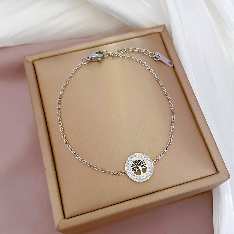 Dongmen Personalized Disc Life Tree Full Diamond Chain Bracelet Female Retro Girlfriend
Dongmen Personalized Disc Life Tree Full Diamond Chain Bracelet Female Retro Girlfriend