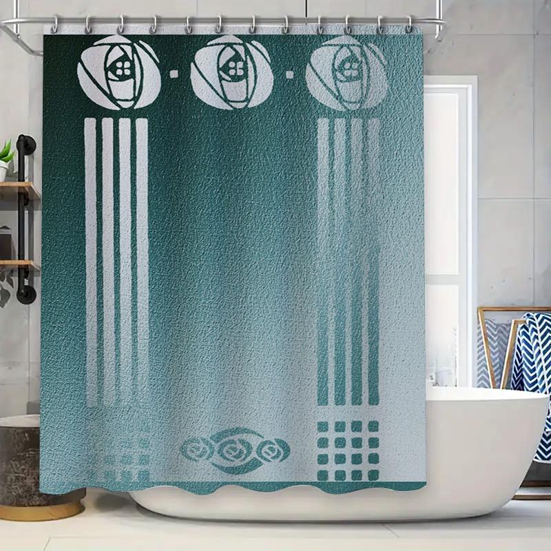 Modern Bathroom Shower Curtain With Green White Floral Pattern Perfect For Home Decor W60H190(CM)-1 Pcs
Modern Bathroom Shower Curtain With Green White Floral Pattern Perfect For Home Decor W60H190(CM)-1 Pcs