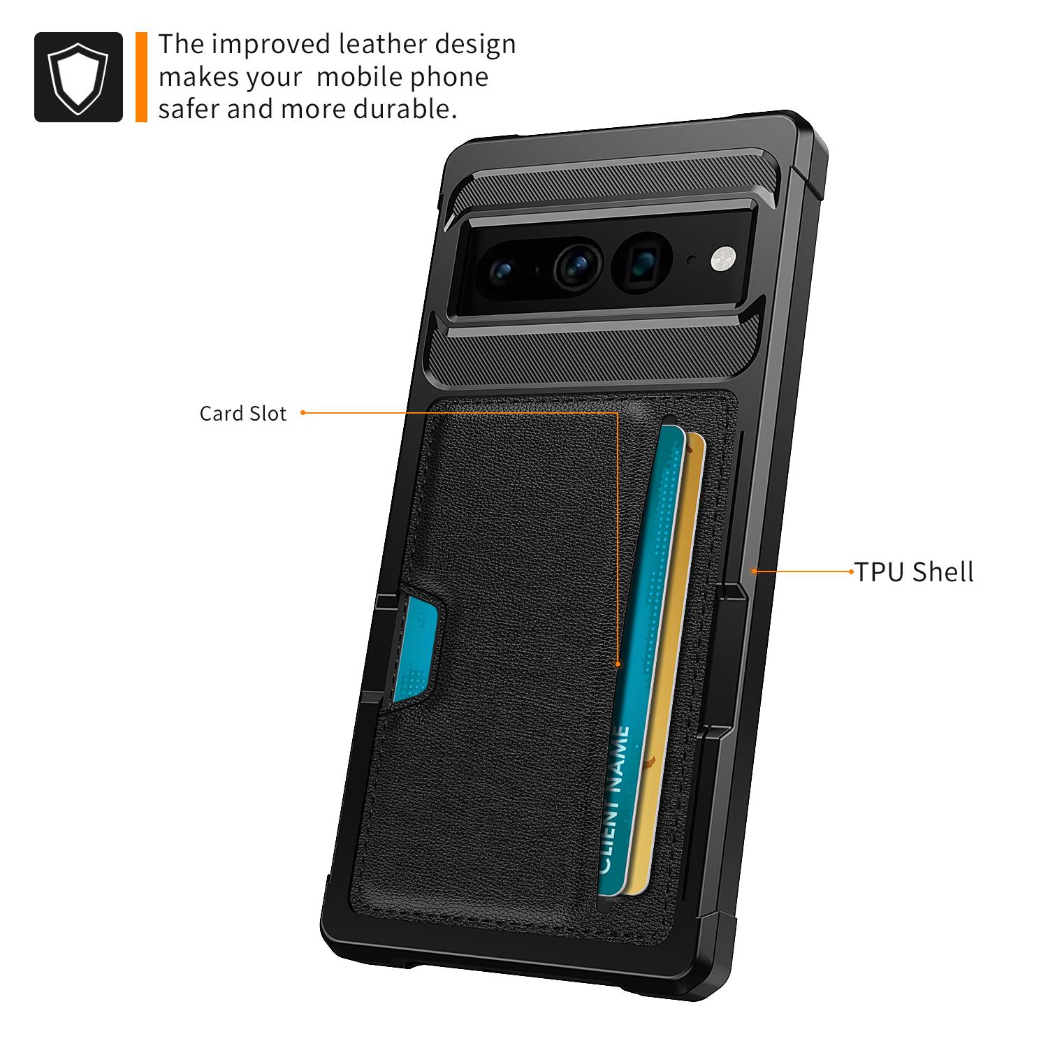 For Google Pixel 7 Pro 5G ZM02 Shockproof Reinforced Corner Phone Case with Card Slot PU Leather+TPU Anti-fall Phone Back Cover A
For Google Pixel 7 Pro 5G ZM02 Shockproof Reinforced Corner Phone Case with Card Slot PU Leather+TPU Anti-fall Phone Back Cover A