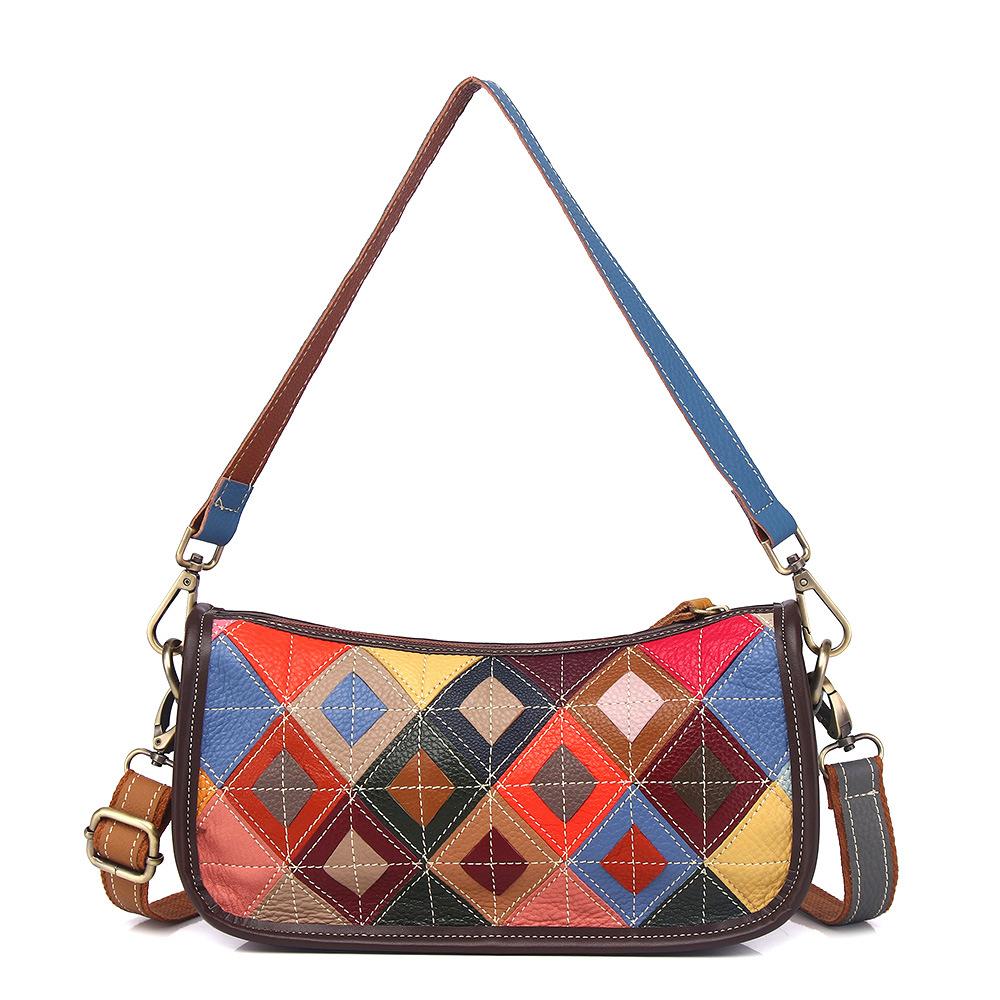 Retro Niche First-Layer Cowhide Leather Women S Bags, Underarm Bags, Colorful Splicing Contrasting Colors, Handmade Shoulder Bags, Small Bags. різнокольоровий
Retro Niche First-Layer Cowhide Leather Women S Bags, Underarm Bags, Colorful Splicing Contrasting Colors, Handmade Shoulder Bags, Small Bags. різнокольоровий