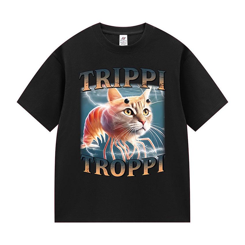 Italian Brainrot Trippi Troppi Cat Funny Meme Graphic T-shirts Men Women Casual Short Sleeve T Shirts Fashion O-Neck Cotton Tees 4XL
Italian Brainrot Trippi Troppi Cat Funny Meme Graphic T-shirts Men Women Casual Short Sleeve T Shirts Fashion O-Neck Cotton Tees 4XL