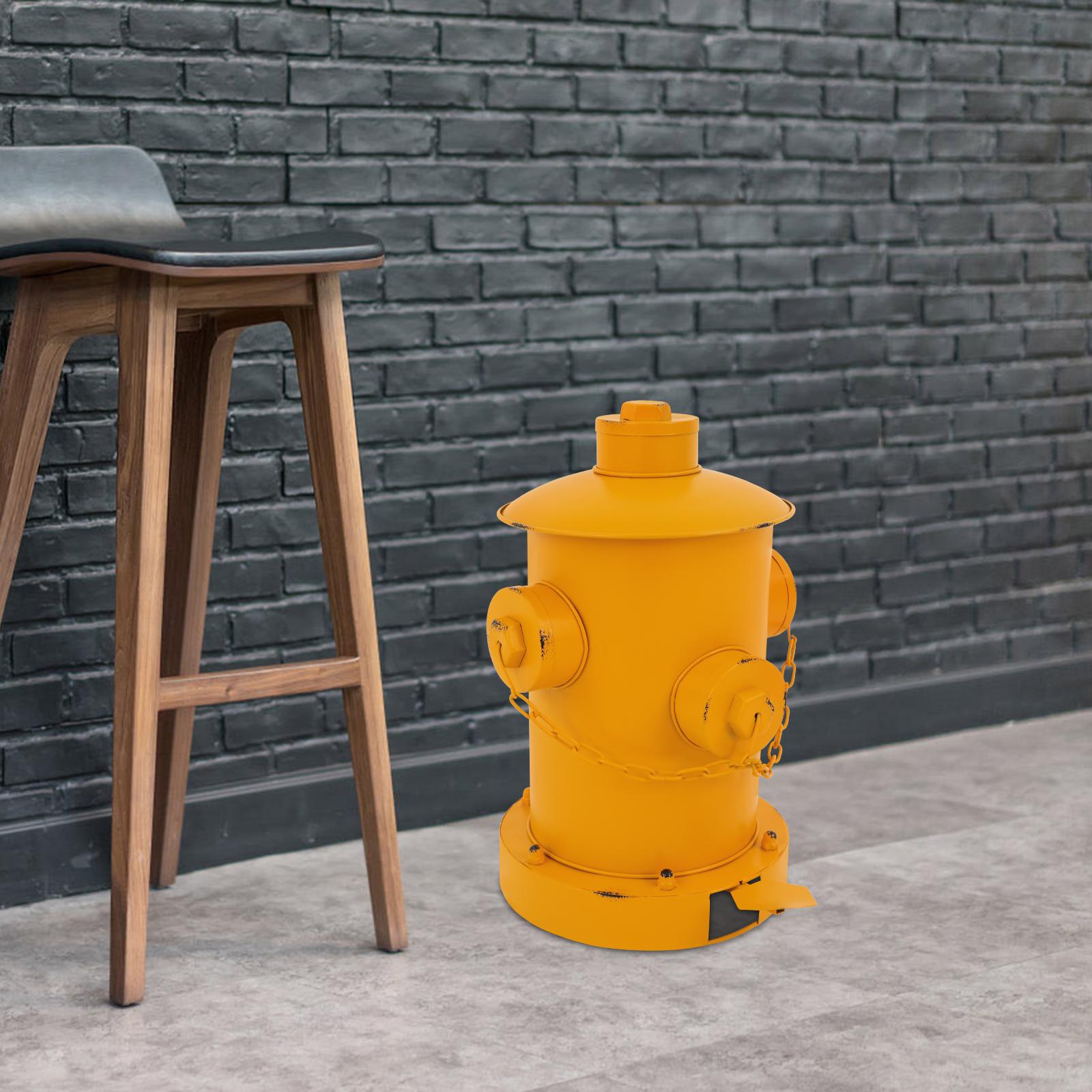 Yellow/Red/Bronze Cylindrical Pedal Trash Can,Iron Retro Fire Hydrant Trash Can 26*39cm Freestanding for Indoor and Outdoor жовтий
Yellow/Red/Bronze Cylindrical Pedal Trash Can,Iron Retro Fire Hydrant Trash Can 26*39cm Freestanding for Indoor and Outdoor жовтий