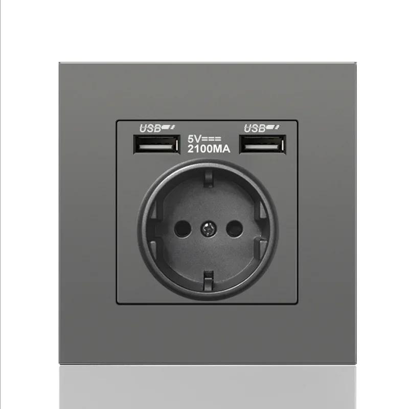 Настінна подвійна USB розетка живлення DepoGuye 2.1A, розетка для спальні, настінна розетка 16A, панель ПК, стандартна розетка Іспанії, Росії та ЄС EU білий
Настінна подвійна USB розетка живлення DepoGuye 2.1A, розетка для спальні, настінна розетка 16A, панель ПК, стандартна розетка Іспанії, Росії та ЄС EU білий