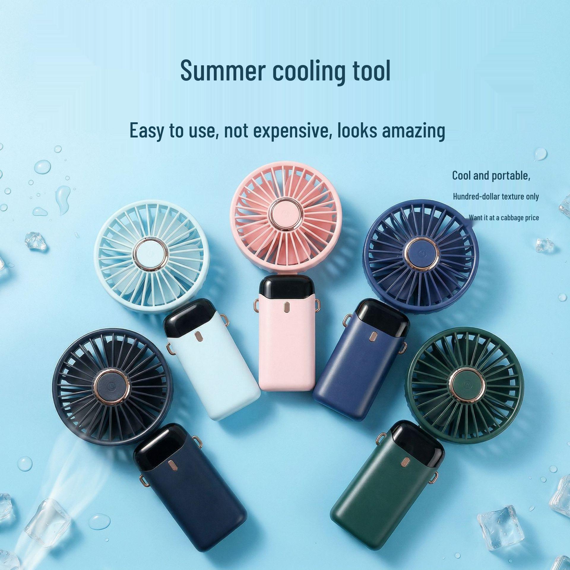 Mini Portable USB Handheld Fan with LED Display and Aromatherapy for Desktop and Neck Hanging 188×90×46.5 mm синій
Mini Portable USB Handheld Fan with LED Display and Aromatherapy for Desktop and Neck Hanging 188×90×46.5 mm синій