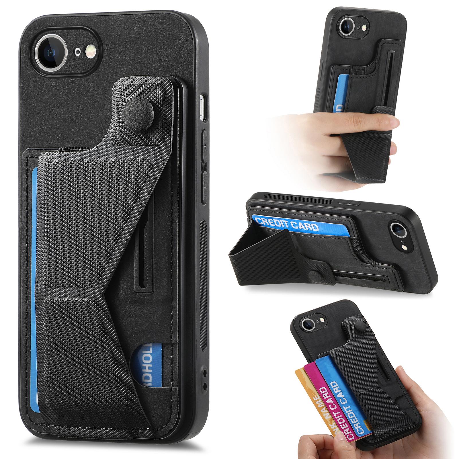 Для iPhone 16e Чохол з відділенням для картки, підставкою, ретро шкіряна задня кришка Black
Для iPhone 16e Чохол з відділенням для картки, підставкою, ретро шкіряна задня кришка Black