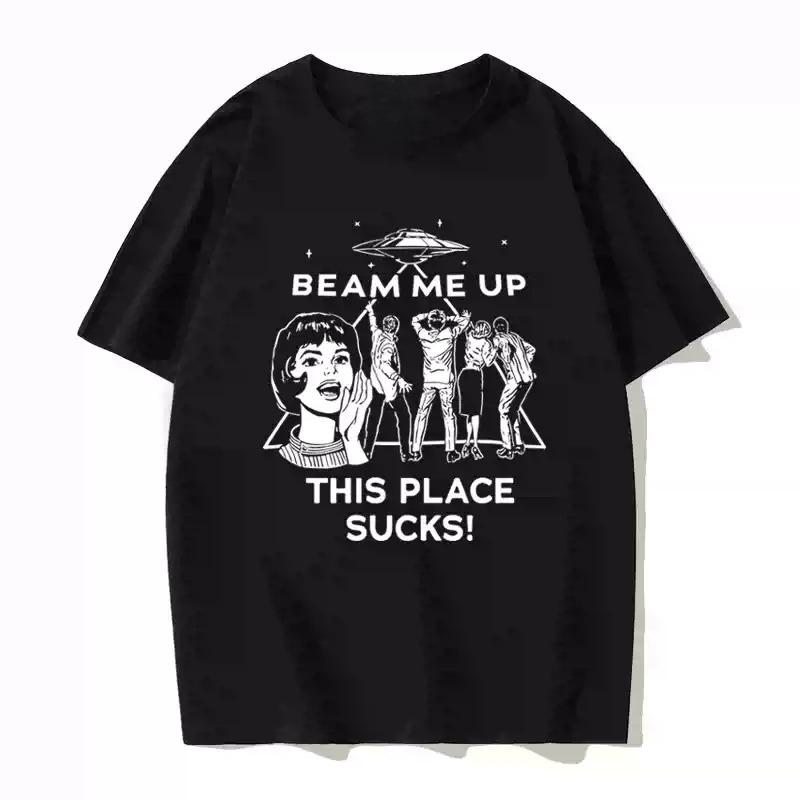 Beam Me up This Place Sucks Oversize TShirt Short Sleeve American Retro Y2k Style Men Women Summer Streetwear Top S
Beam Me up This Place Sucks Oversize TShirt Short Sleeve American Retro Y2k Style Men Women Summer Streetwear Top S