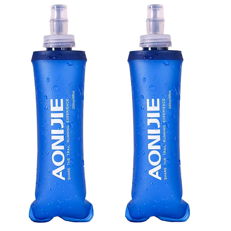 TRIWONDER TPU folding water bottle bottle water bottle sports bottle jogging marathon cycling hydration pack for hydration pack (250ml - 2 pieces)
TRIWONDER TPU folding water bottle bottle water bottle sports bottle jogging marathon cycling hydration pack for hydration pack (250ml - 2 pieces)