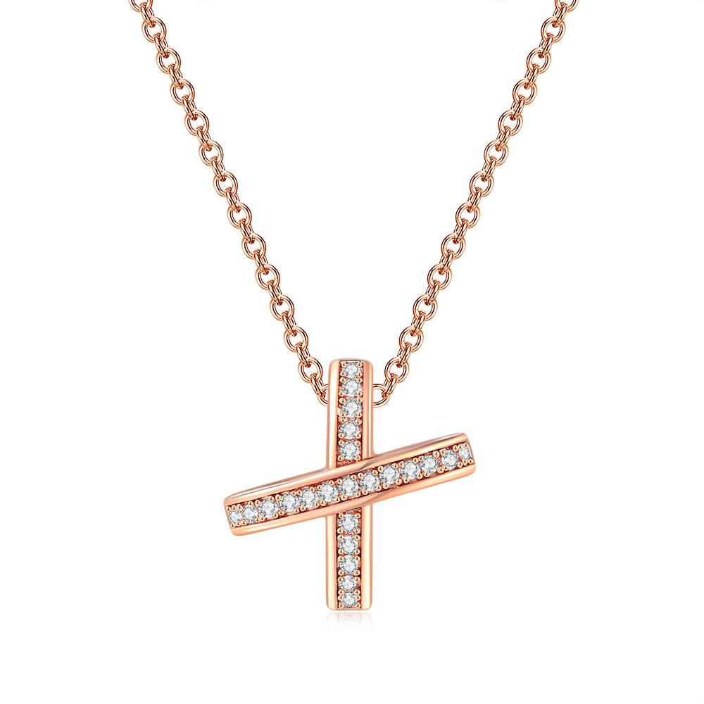 ZHOUYANG Pendants Necklace For Women Hollow Cross Rose Gold Color Choker Chain Fashion Necklaces 2024 Jewelry Daily Gift N205
ZHOUYANG Pendants Necklace For Women Hollow Cross Rose Gold Color Choker Chain Fashion Necklaces 2024 Jewelry Daily Gift N205