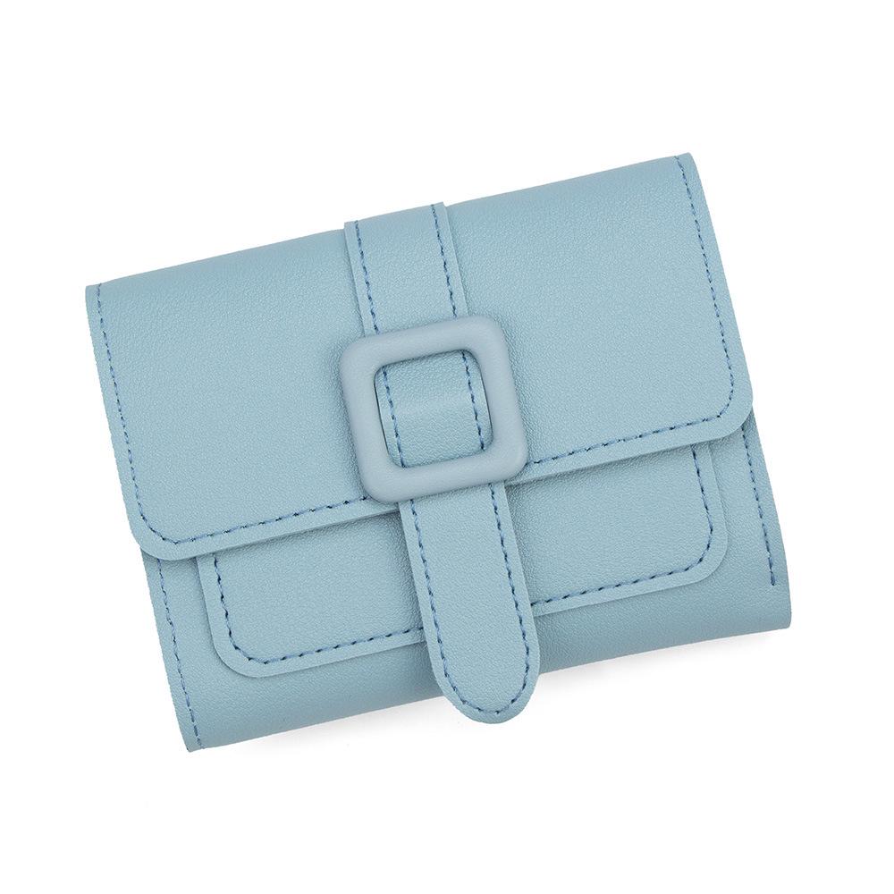 Elegant Women s Short Wallet Coin Purse with Multiple Card Slots синий
Elegant Women s Short Wallet Coin Purse with Multiple Card Slots синий
