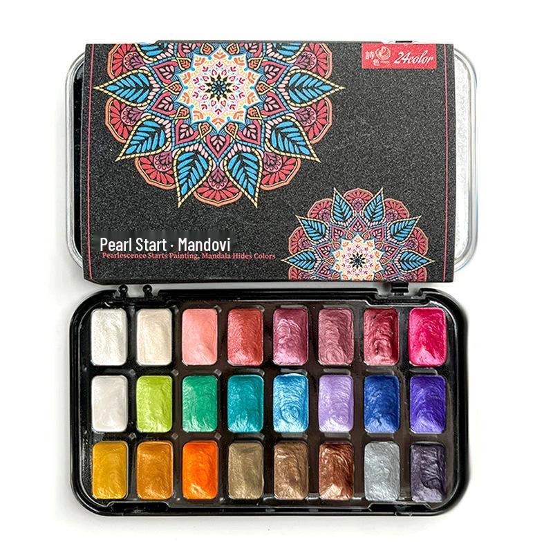 Shiseido Manada Pearlescent Children s Solid Watercolor Paint Set
Shiseido Manada Pearlescent Children s Solid Watercolor Paint Set