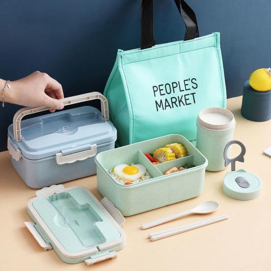 Отличная коробка для бенто без BPA с ручкой, 7 цветов, с отдельным отделением для офисного контейнера для обеда
Отличная коробка для бенто без BPA с ручкой, 7 цветов, с отдельным отделением для офисного контейнера для обеда