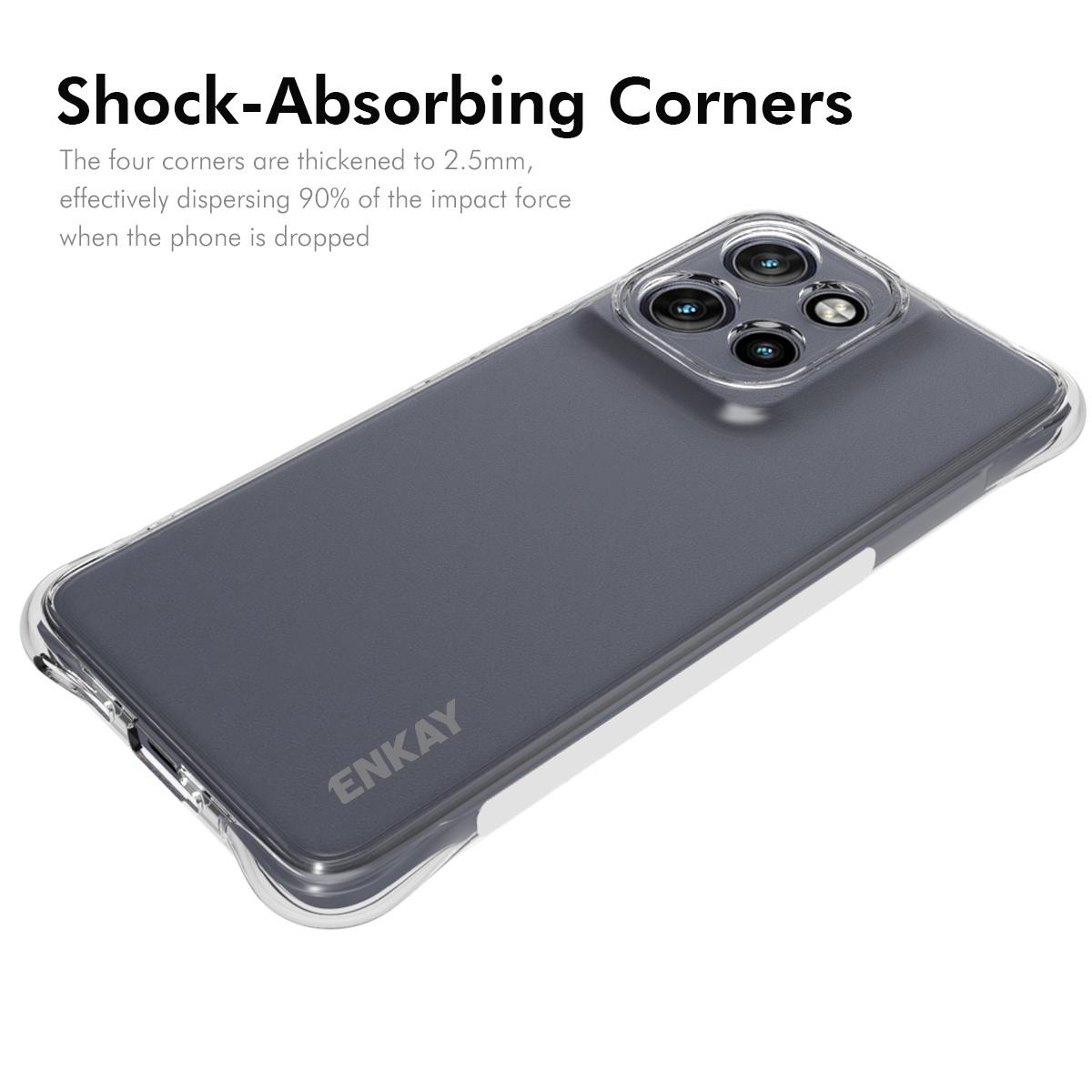 For Motorola Edge 50 Neo 5G/Moto S50 5G/Thinkphone 25 5G Clear Phone Case ENKAY HAT PRINCE Shockproof Anti-Slip TPU Cover Transparent
For Motorola Edge 50 Neo 5G/Moto S50 5G/Thinkphone 25 5G Clear Phone Case ENKAY HAT PRINCE Shockproof Anti-Slip TPU Cover Transparent