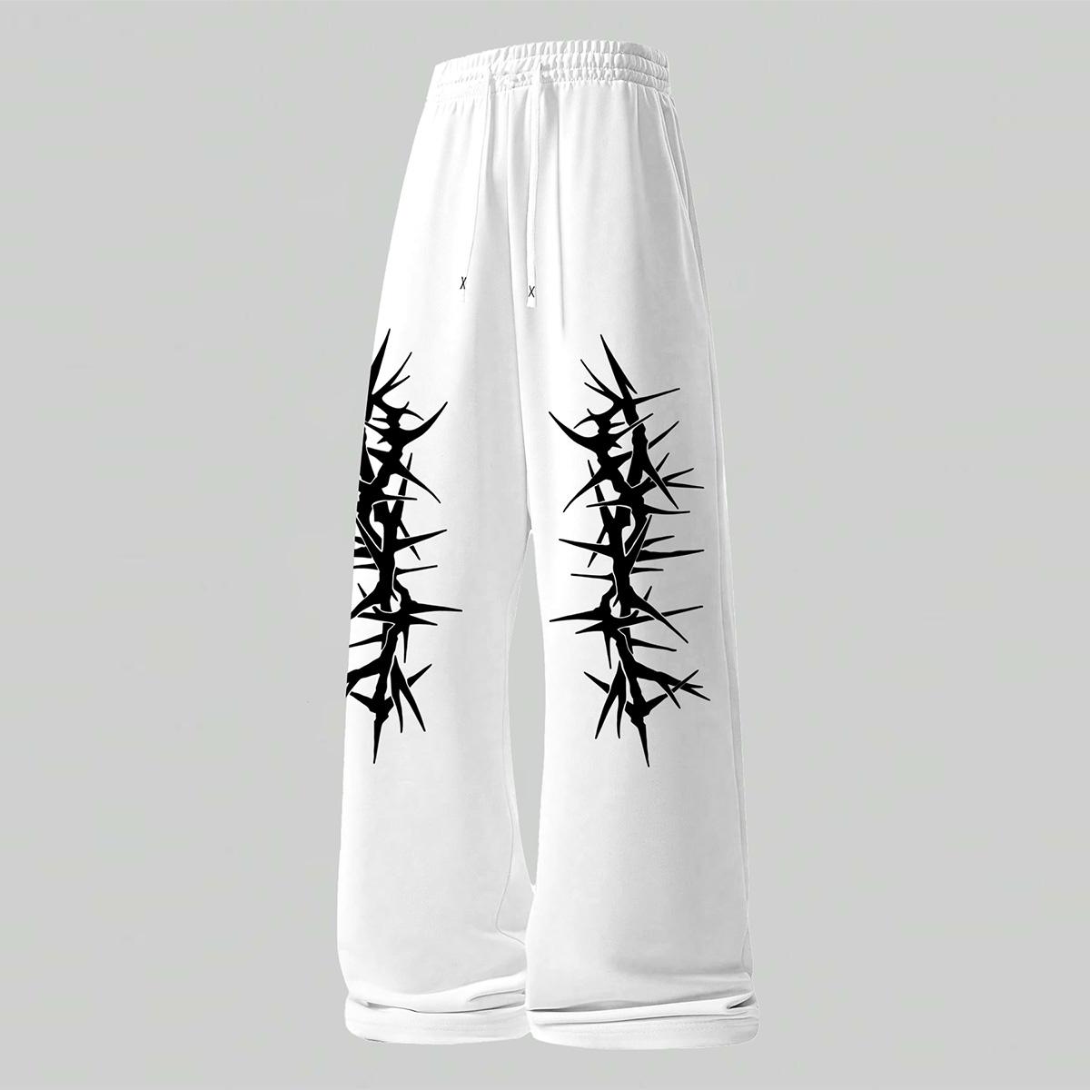 Чоловічі та жіночі мішкуваті штани Y2K Streetwear з кишенями та шнурком - Широкі штани для відпочинку, бігу, треку, йоги, джоггери XXL білий
Чоловічі та жіночі мішкуваті штани Y2K Streetwear з кишенями та шнурком - Широкі штани для відпочинку, бігу, треку, йоги, джоггери XXL білий