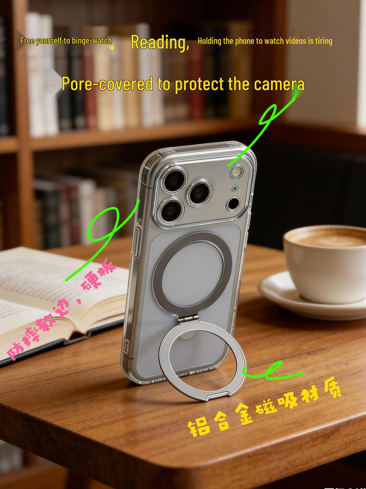 Breathable Magnetic Stand Case for Apple 17 Pro Max: Clear, Soft Edge, Anti-Drop Protection Apple 16 Plus
Breathable Magnetic Stand Case for Apple 17 Pro Max: Clear, Soft Edge, Anti-Drop Protection Apple 16 Plus