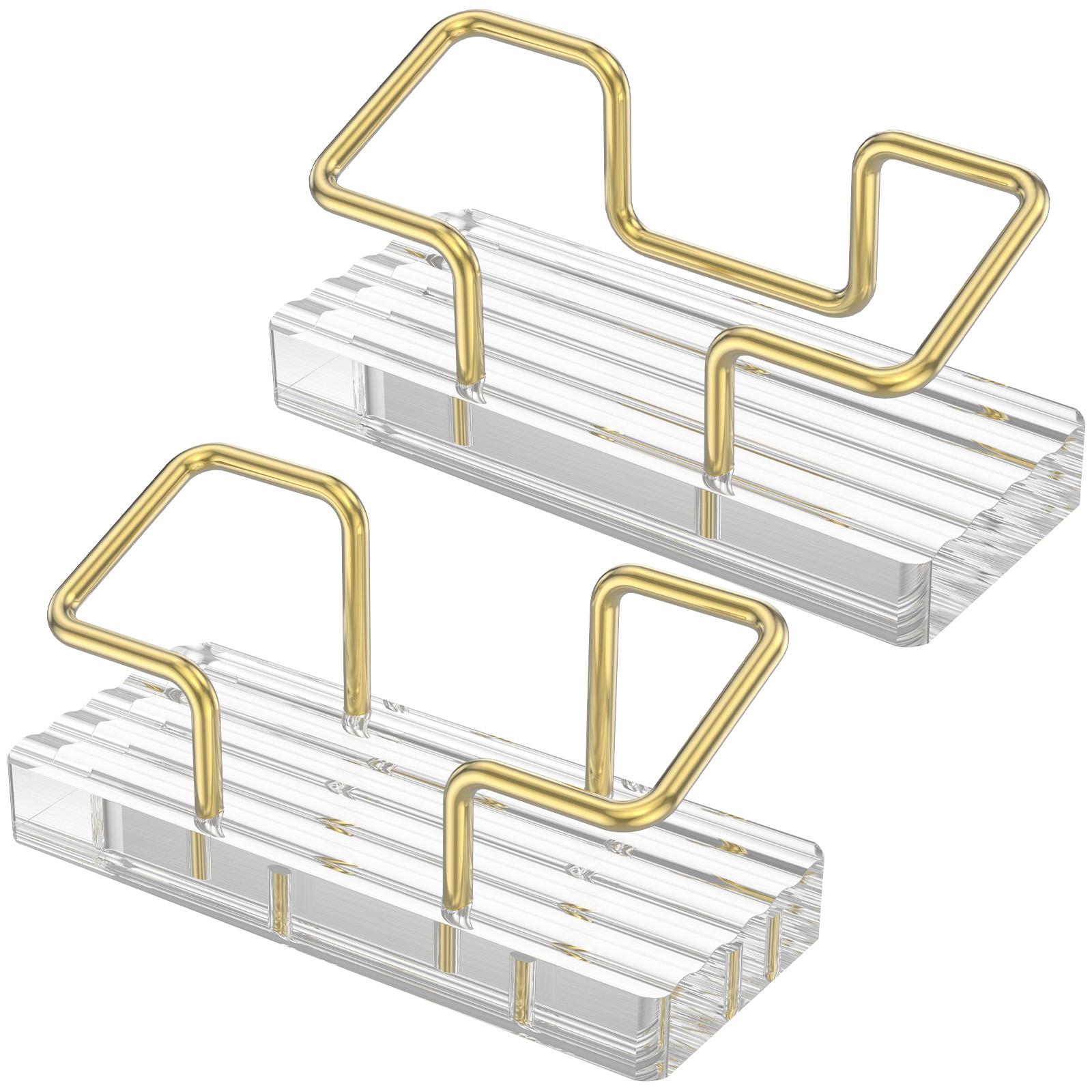 2 Pcs Business Card Holder Desktop Card Display Stand Office Desk Bracket Organizer with Metal Frame Sticky Note Holder
2 Pcs Business Card Holder Desktop Card Display Stand Office Desk Bracket Organizer with Metal Frame Sticky Note Holder