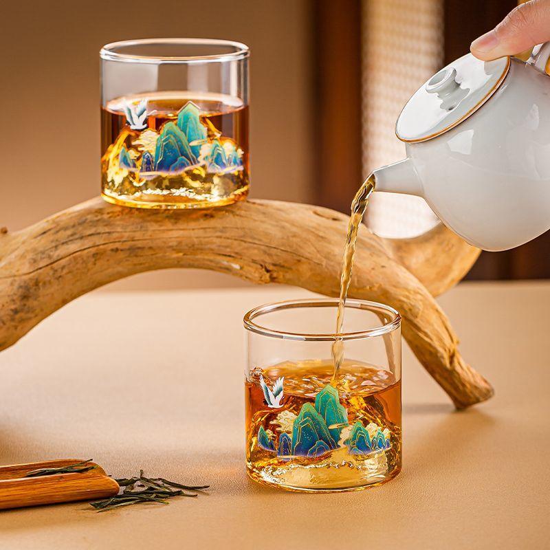 Стакан для виски «Зеленое яблоко» Тысяча миль пейзажа Китайский стиль Чашка Дизайн Гочао для питья воды чая Барная посуда Подарочный набор 200ml
Стакан для виски «Зеленое яблоко» Тысяча миль пейзажа Китайский стиль Чашка Дизайн Гочао для питья воды чая Барная посуда Подарочный набор 200ml