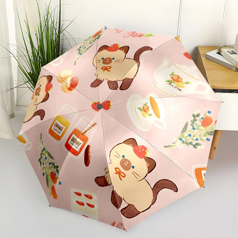 1pc Cat Tea Party Automatic Open/Close Umbrella, Lightweight for Women/Men, Perfect Gift - for Everyday or Holiday Eventsyy251127088
1pc Cat Tea Party Automatic Open/Close Umbrella, Lightweight for Women/Men, Perfect Gift - for Everyday or Holiday Eventsyy251127088