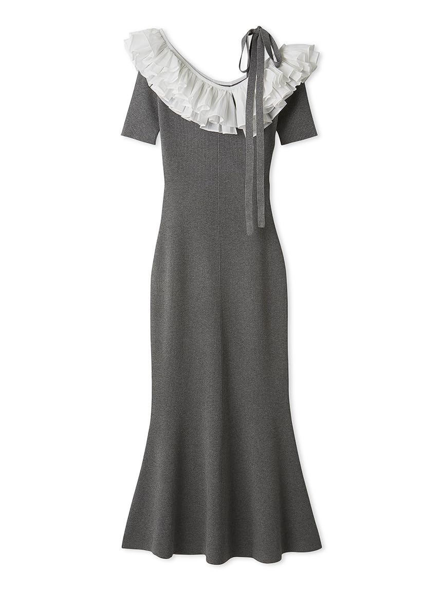 Snidel Asymmetric Pleated Color Knit Dress SWNO252031 GRY Women s сірий колір
Snidel Asymmetric Pleated Color Knit Dress SWNO252031 GRY Women s сірий колір