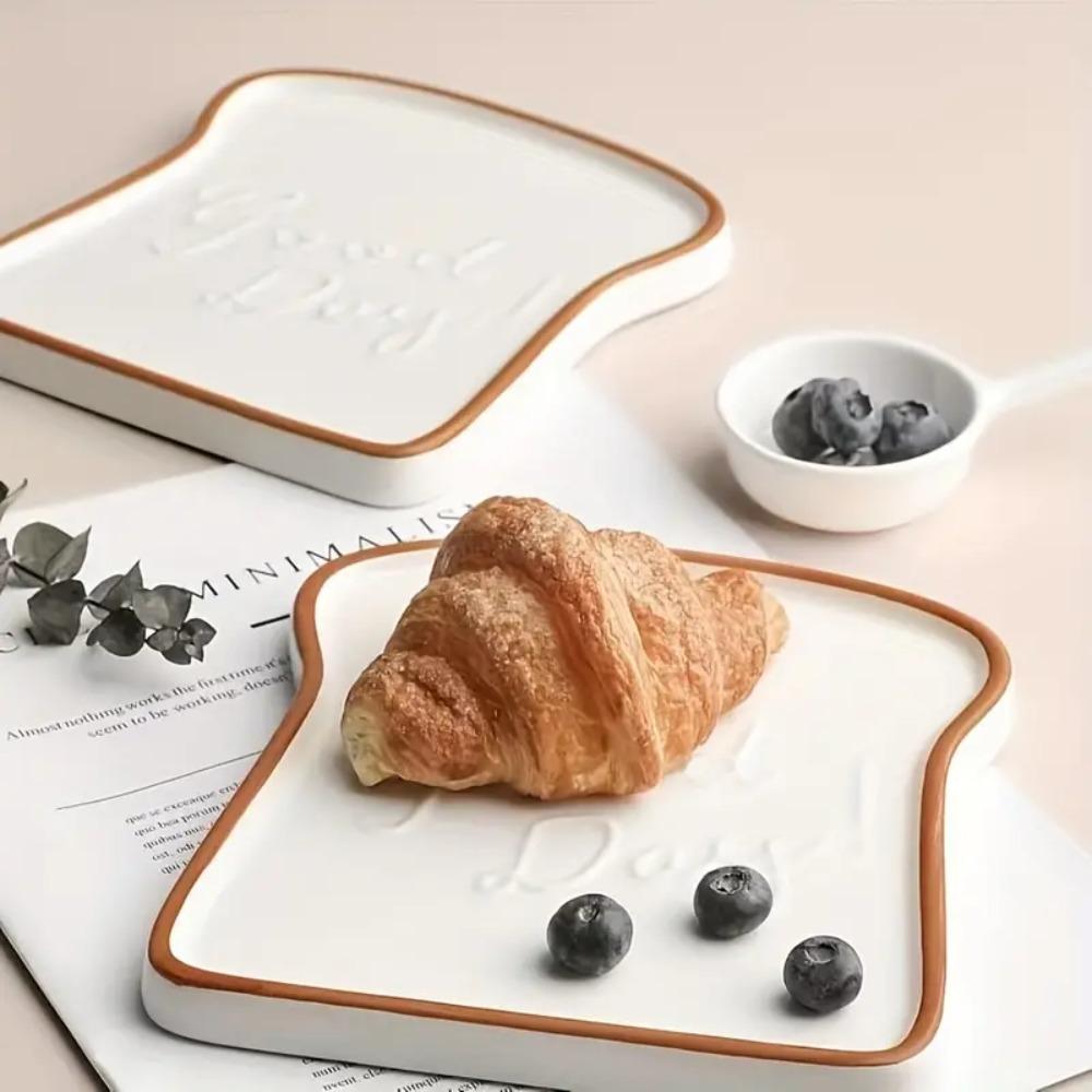 Aesthetic Ceramic Toast Plate Premium Steak Plate Toast Shaped Plate Restaurant помаранчевий
Aesthetic Ceramic Toast Plate Premium Steak Plate Toast Shaped Plate Restaurant помаранчевий