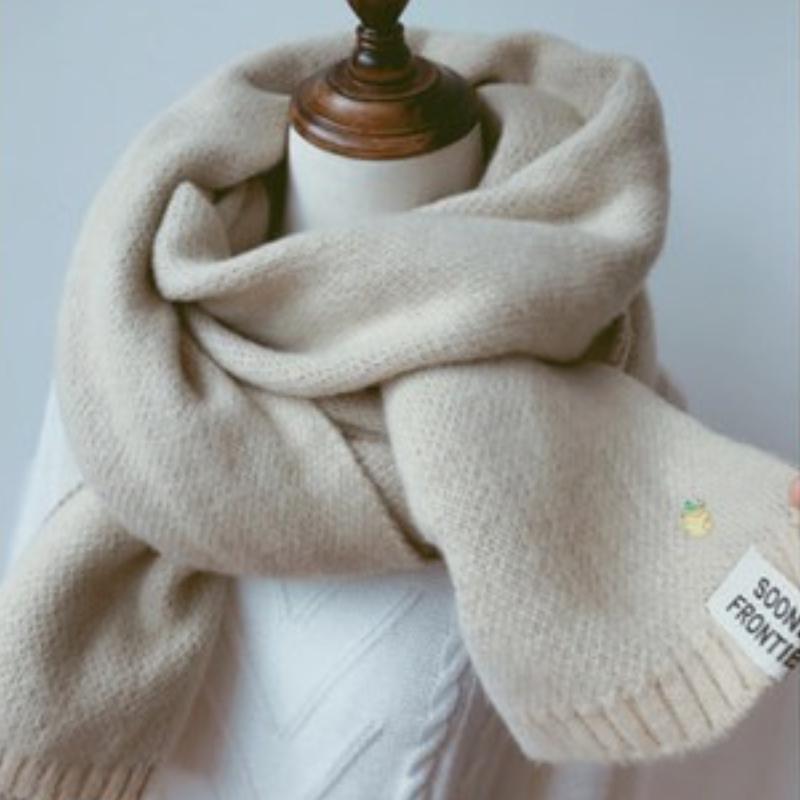 Шарф с ананасом, женские осенние и зимние модели, корейский дикий студенческий пара, милый вязаный шерстяной толстый теплый шарф One size бежевый
Шарф с ананасом, женские осенние и зимние модели, корейский дикий студенческий пара, милый вязаный шерстяной толстый теплый шарф One size бежевый