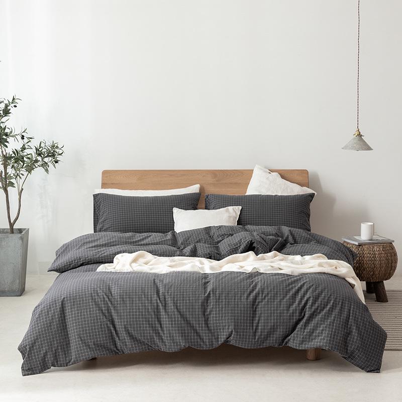 Постільна білизна Muji з бавовни в клітинку - Простий японський стиль 180x220
Постільна білизна Muji з бавовни в клітинку - Простий японський стиль 180x220