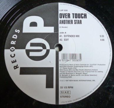 12inch Record OVER TOUCH - Another Star LUP028 LUP Records 1997 Italy Dance & Electronica Used
12inch Record OVER TOUCH - Another Star LUP028 LUP Records 1997 Italy Dance & Electronica Used