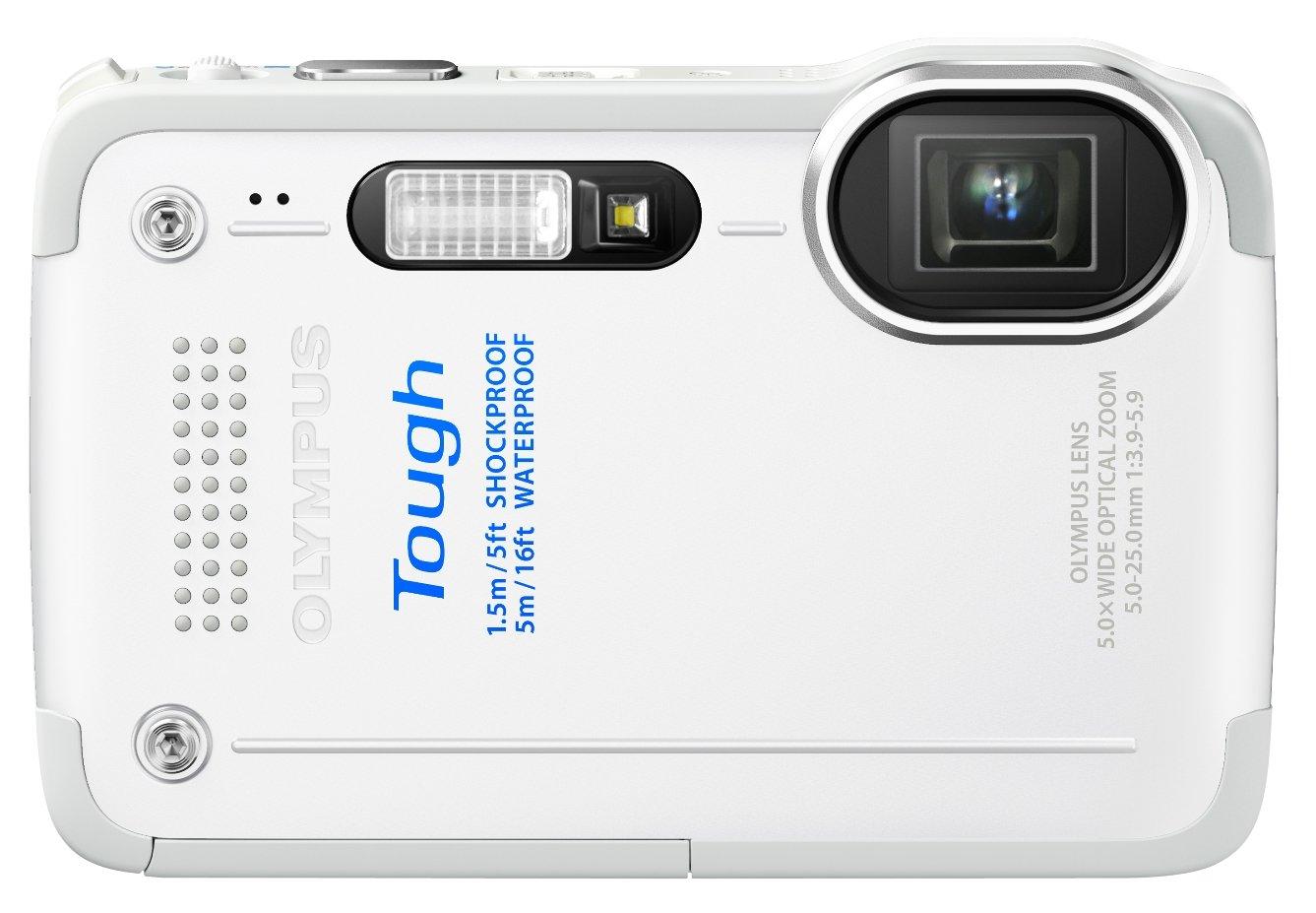 Цифрова камера OLYMPUS STYLUS 12 мільйонів пікселів CMOS водонепроникна продуктивність 5 м білий WHT TG-630 із заднім підсвічуванням TG-630
Цифрова камера OLYMPUS STYLUS 12 мільйонів пікселів CMOS водонепроникна продуктивність 5 м білий WHT TG-630 із заднім підсвічуванням TG-630