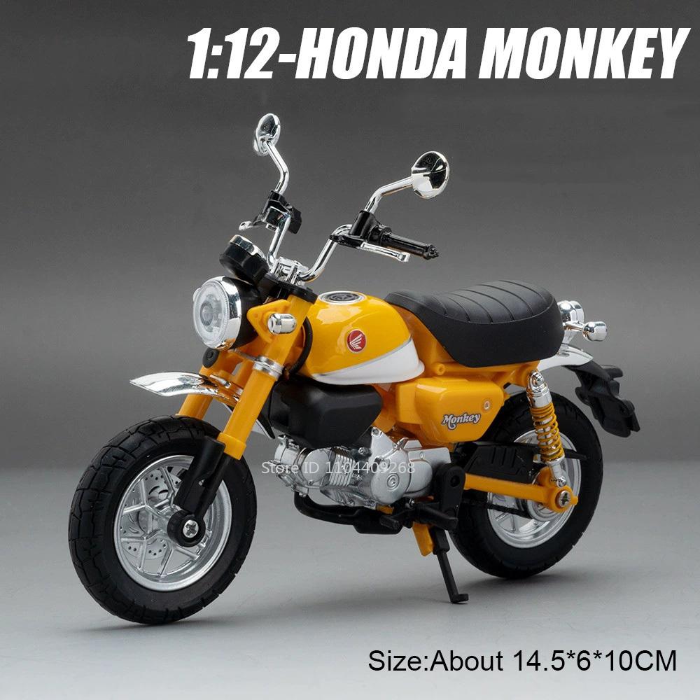 1:12 Honda Monkey JiaLing JH-70 Литий сплав Класичний гоночний мотоцикл Амортизація Круті світлові моделі для подарунків дітям
1:12 Honda Monkey JiaLing JH-70 Литий сплав Класичний гоночний мотоцикл Амортизація Круті світлові моделі для подарунків дітям