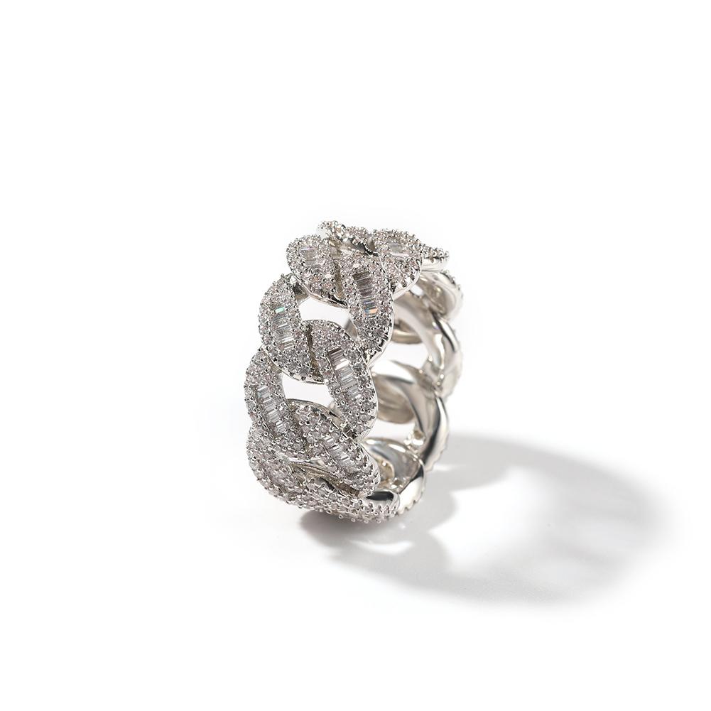 THE BLING KING Miami Cuban Link Ring Full Paved Out Baguettecz Cubic Zirconia Engagement Ring HipHop Punk Jewelry For Men Women 7 серебряный
THE BLING KING Miami Cuban Link Ring Full Paved Out Baguettecz Cubic Zirconia Engagement Ring HipHop Punk Jewelry For Men Women 7 серебряный