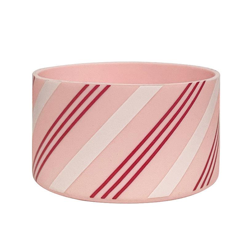 Diagonal Stripes Pink Silicone Cup Sleeve - 7.5cm Non-slip Thermos Protector
Diagonal Stripes Pink Silicone Cup Sleeve - 7.5cm Non-slip Thermos Protector
