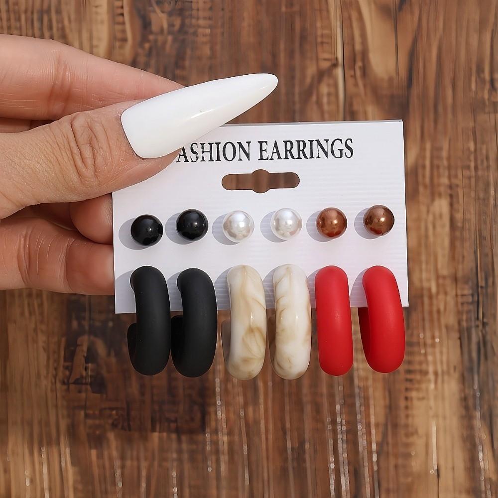 6pairs Chunky Water-drop Drop Earrings Matte Finish Hanging Dangle Earring Stud Earring Women Girl 10
6pairs Chunky Water-drop Drop Earrings Matte Finish Hanging Dangle Earring Stud Earring Women Girl 10