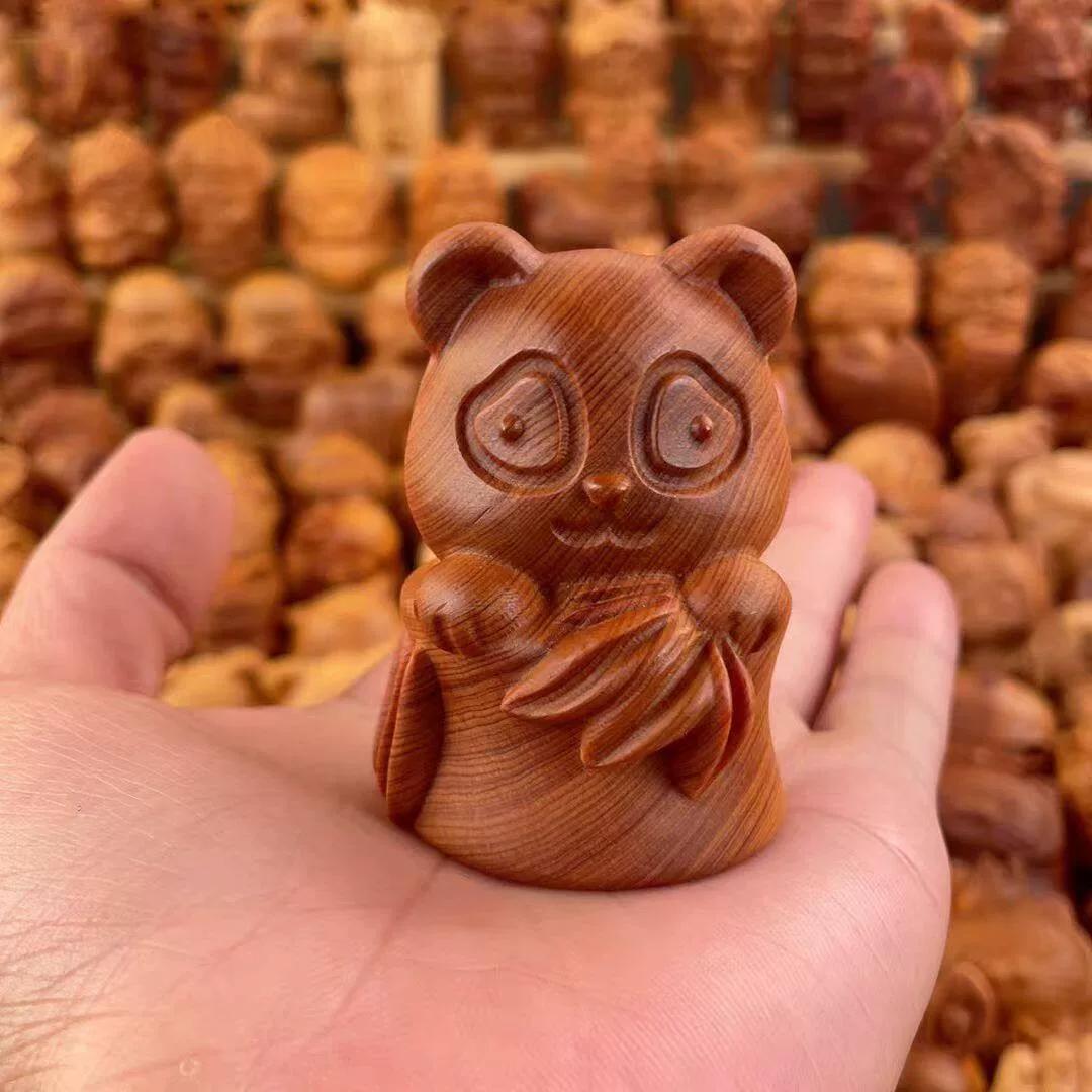 Rocky pine wood, baby panda, cartoonish cute animal home desk, figurine decoration Chinese Wood Carving Wood Statue Wood Figurine Wood Sculpture Wood
Rocky pine wood, baby panda, cartoonish cute animal home desk, figurine decoration Chinese Wood Carving Wood Statue Wood Figurine Wood Sculpture Wood