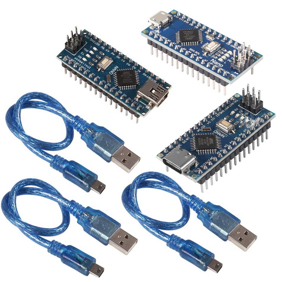 Для модуля мікроконтролера Nano V3.0 ATmega328P модуль Nano Board CH340 USB-кабель, сумісний з Arduino Nano V3.0
Для модуля мікроконтролера Nano V3.0 ATmega328P модуль Nano Board CH340 USB-кабель, сумісний з Arduino Nano V3.0