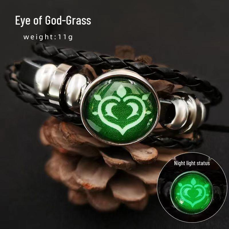 Светящийся браслет «Глаз Бога» из черной кожи для мужчин и женщин
Светящийся браслет «Глаз Бога» из черной кожи для мужчин и женщин