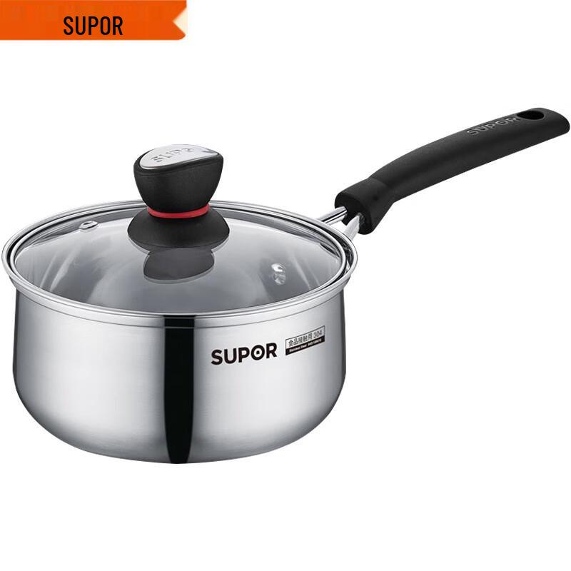 Supor Little Red Circle 304 Stainless Steel Soup Pot 16cm
Supor Little Red Circle 304 Stainless Steel Soup Pot 16cm