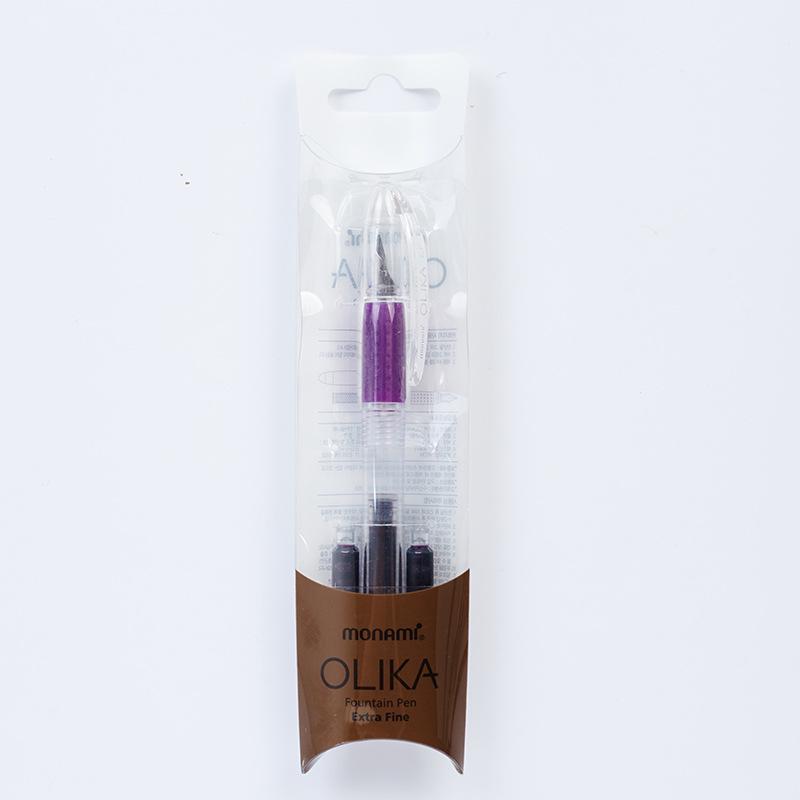 Monami OLIKA Fountain Pen for Students - White, Transparent, Black, Red with Fine Nib
Monami OLIKA Fountain Pen for Students - White, Transparent, Black, Red with Fine Nib