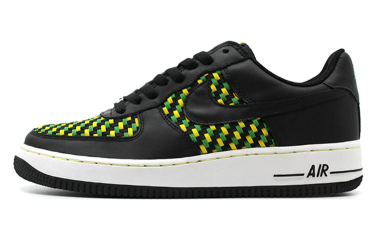 Nike Air Force 1 Low Premium Woven Black Green Yellow 309096-002 41
Nike Air Force 1 Low Premium Woven Black Green Yellow 309096-002 41