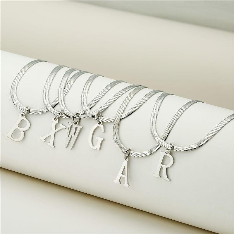 HECHENG, Initial Choker for Women Stainless Steel Letter Necklace Waterproof Wholesale A&40cm
HECHENG, Initial Choker for Women Stainless Steel Letter Necklace Waterproof Wholesale A&40cm