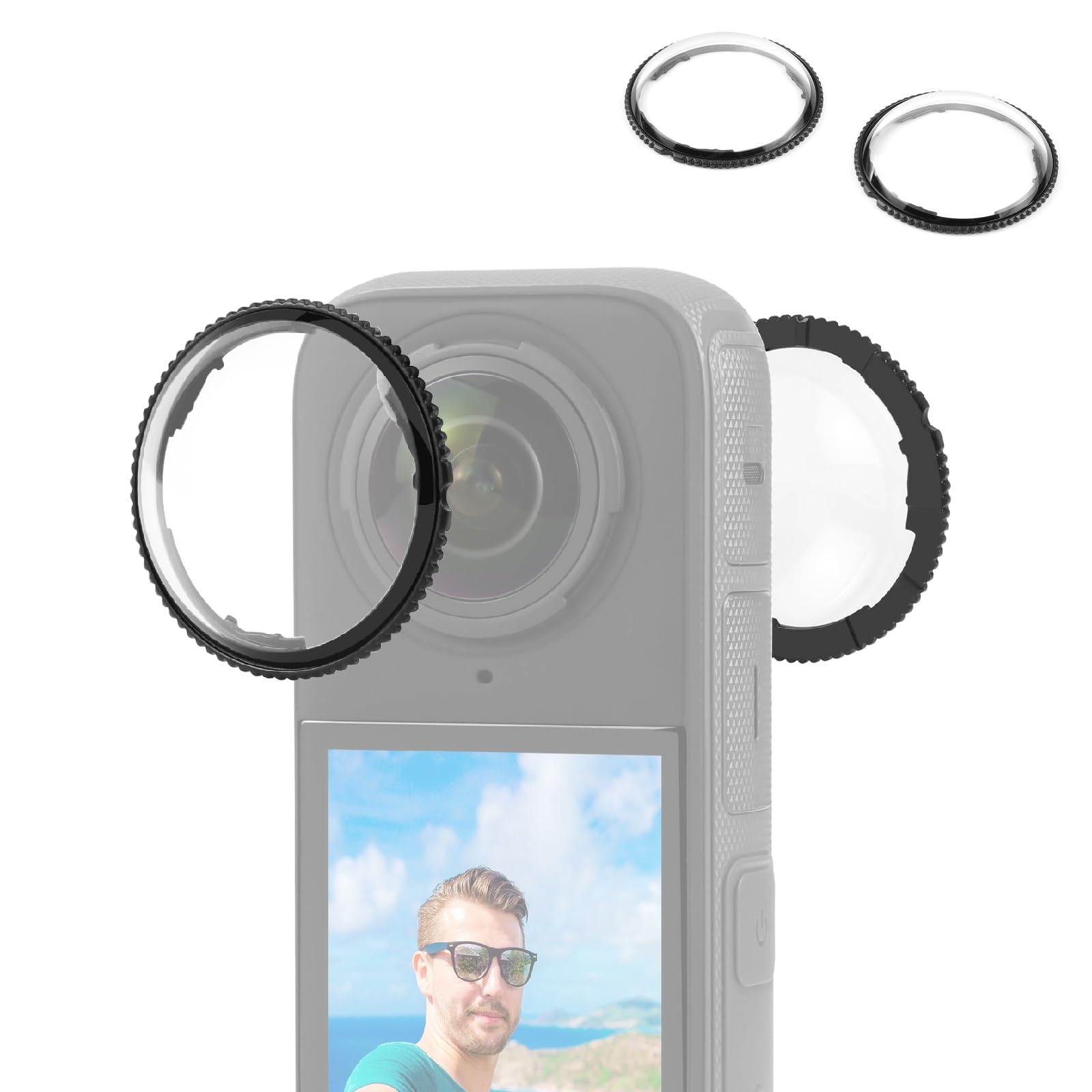 PULUZ Lens Guard for Insta360 Optical Glass Lens Protective Cover for Insta360 9H Rotating Lens Cap for Insta360 Lens Accessories for Insta360 X4 X4,
PULUZ Lens Guard for Insta360 Optical Glass Lens Protective Cover for Insta360 9H Rotating Lens Cap for Insta360 Lens Accessories for Insta360 X4 X4,