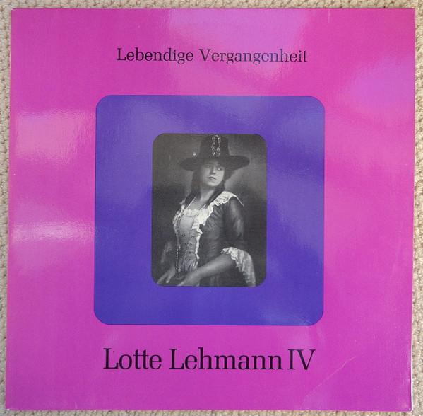LP Record LOTTE LEHMANN Lebendige Vergangenheit Lotte Leh LV294 LEBENDIGE VERG Austria Classical Used
LP Record LOTTE LEHMANN Lebendige Vergangenheit Lotte Leh LV294 LEBENDIGE VERG Austria Classical Used