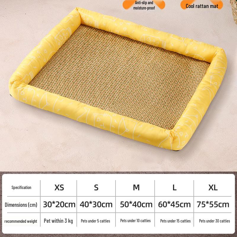 Pet Cooling Bed: Summer Ice Mat for Dogs & Cats - Four Seasons Universal Cushion S-35cm/30*40cm (Pets up to 3 jin)
Pet Cooling Bed: Summer Ice Mat for Dogs & Cats - Four Seasons Universal Cushion S-35cm/30*40cm (Pets up to 3 jin)