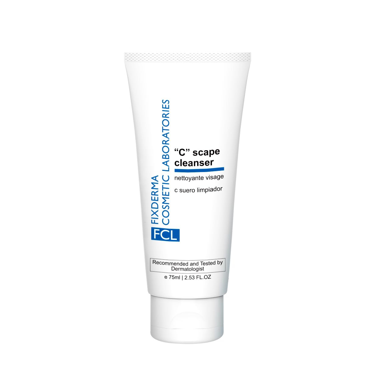 FIXDERMA COSMETIC LABORATORIES C Scape Очищающее средство для лица | Средство для умывания с витамином C для женщин | Осветляющее средство для умывания, уменьшает тонкие линии и морщины - 75 мл
FIXDERMA COSMETIC LABORATORIES C Scape Очищающее средство для лица | Средство для умывания с витамином C для женщин | Осветляющее средство для умывания, уменьшает тонкие линии и морщины - 75 мл