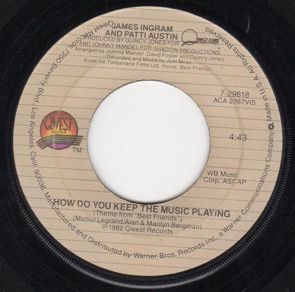 7inch Record JAMES INGRAM PATTI AUSTIN How Do You Keep The Music Playing 729618 Qwest Records 1982 US SoulFunk Used
7inch Record JAMES INGRAM PATTI AUSTIN How Do You Keep The Music Playing 729618 Qwest Records 1982 US SoulFunk Used