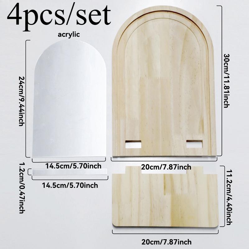 4 шт. Креативна настінна полиця-квіткарка у формі дверей Декор для дому ручної роботи Настінна полиця для зберігання
4 шт. Креативна настінна полиця-квіткарка у формі дверей Декор для дому ручної роботи Настінна полиця для зберігання