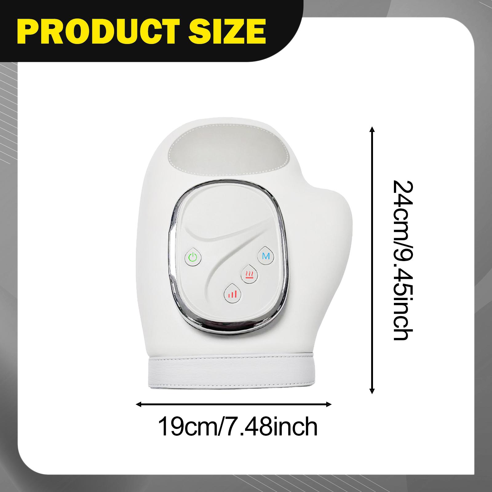Hand Care Relaxation Device 5 Levels of Pressure Adjustment Airbag Fingers Palms Heat Presses Moisturizing Cordless Gift
Hand Care Relaxation Device 5 Levels of Pressure Adjustment Airbag Fingers Palms Heat Presses Moisturizing Cordless Gift